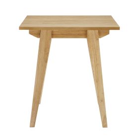 Japandi Minimal Solid Wood Side Table ‚Äì English Oak