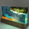 Whale Resin Lamp Handcrafted Unique Bedside Lighting Perfect Gift