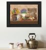 "Antique Kitchen" By Ed Wargo, Printed Wall Art, Ready To Hang Framed Poster, Black Frame