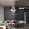 Chromium color Crystal Chandeliers,Large Contemporary Luxury Ceiling Lighting