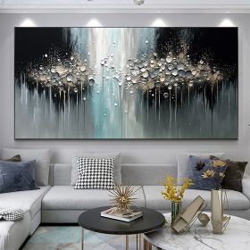 Handmade Oil Painting Abstract Texture Oil Painting On Canvas Large Wall Art Original White Painting Minimalist Art Custom Painting Modern Living Room (Style: 1, size: 100x150)