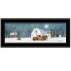 Trendy Decor 4U "Winter on The Farm" Framed Wall Art, Modern Home Decor Framed Print for Living Room, Bedroom & Farmhouse Wall Decoration by Billy Jac