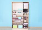 Wardrobe Layer Cabinet Shelf Cabinet Partition Fault Telescopic Storage