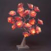 45cm/17.72inch USB Plug LED Thanksgiving Valentine's Day Rose Decoration Lamp, Party Scene Lighting Tree