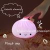 1pc Cute Dumpling Night Light, Silicone Cute Bun Lamp With Touch Control, Kawaii Nursery Light For Room Bedroom Home Decor, Valentine's Day Birthday G